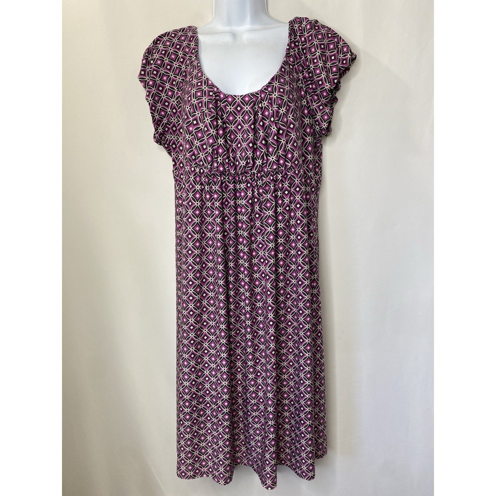Daisy Fuentes Womens Short Sleeve  Lightweight Dress Size XL Super Soft Career